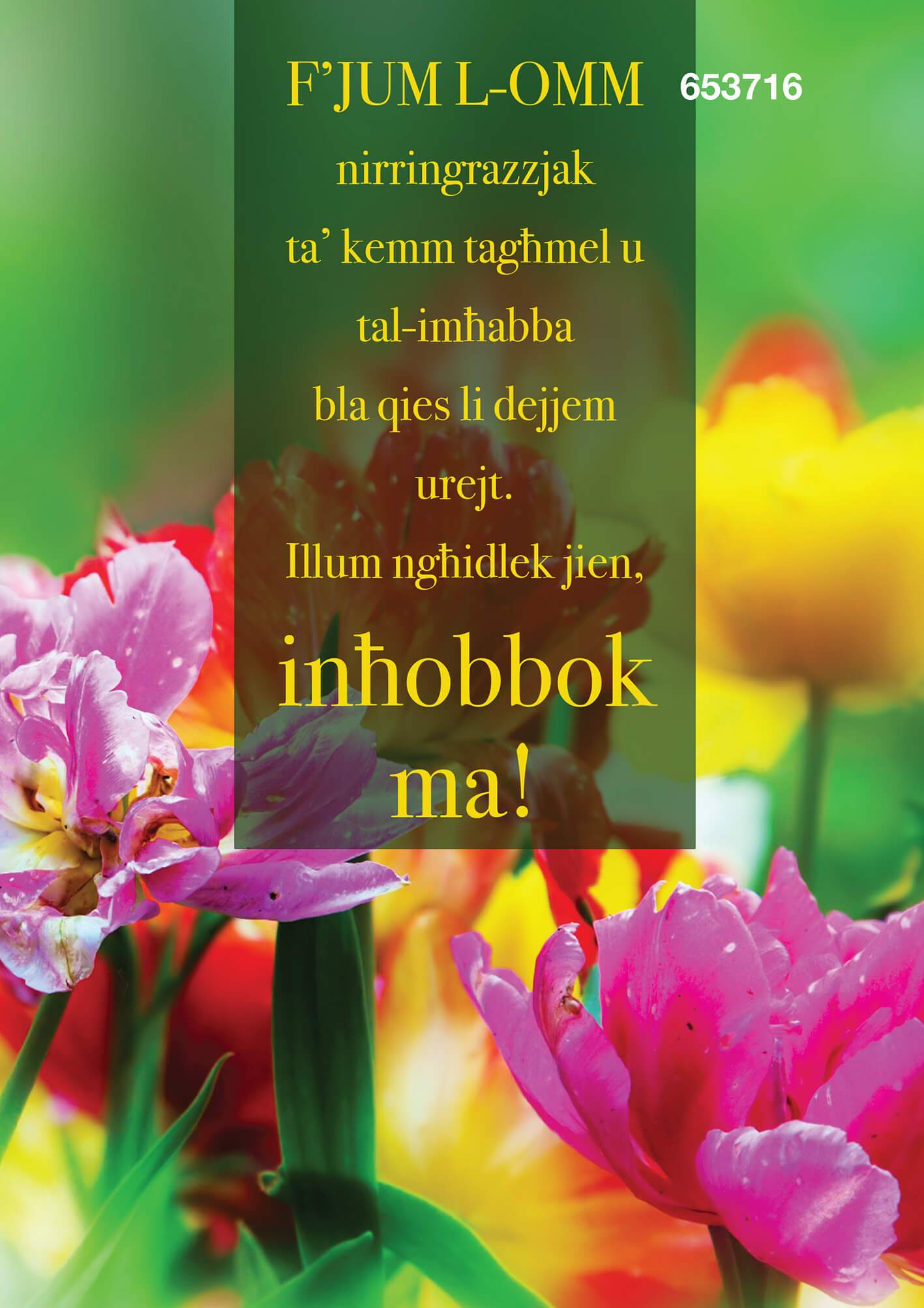 F'Jum L-Omm Nirringrazzjak...