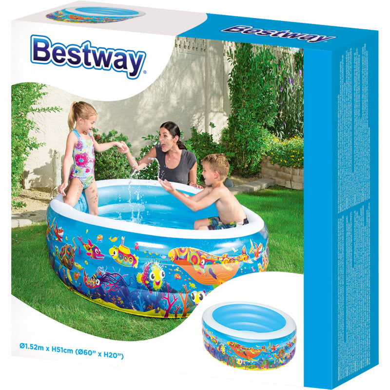 Bestway 3-Ring Play Pool 152X51Cm