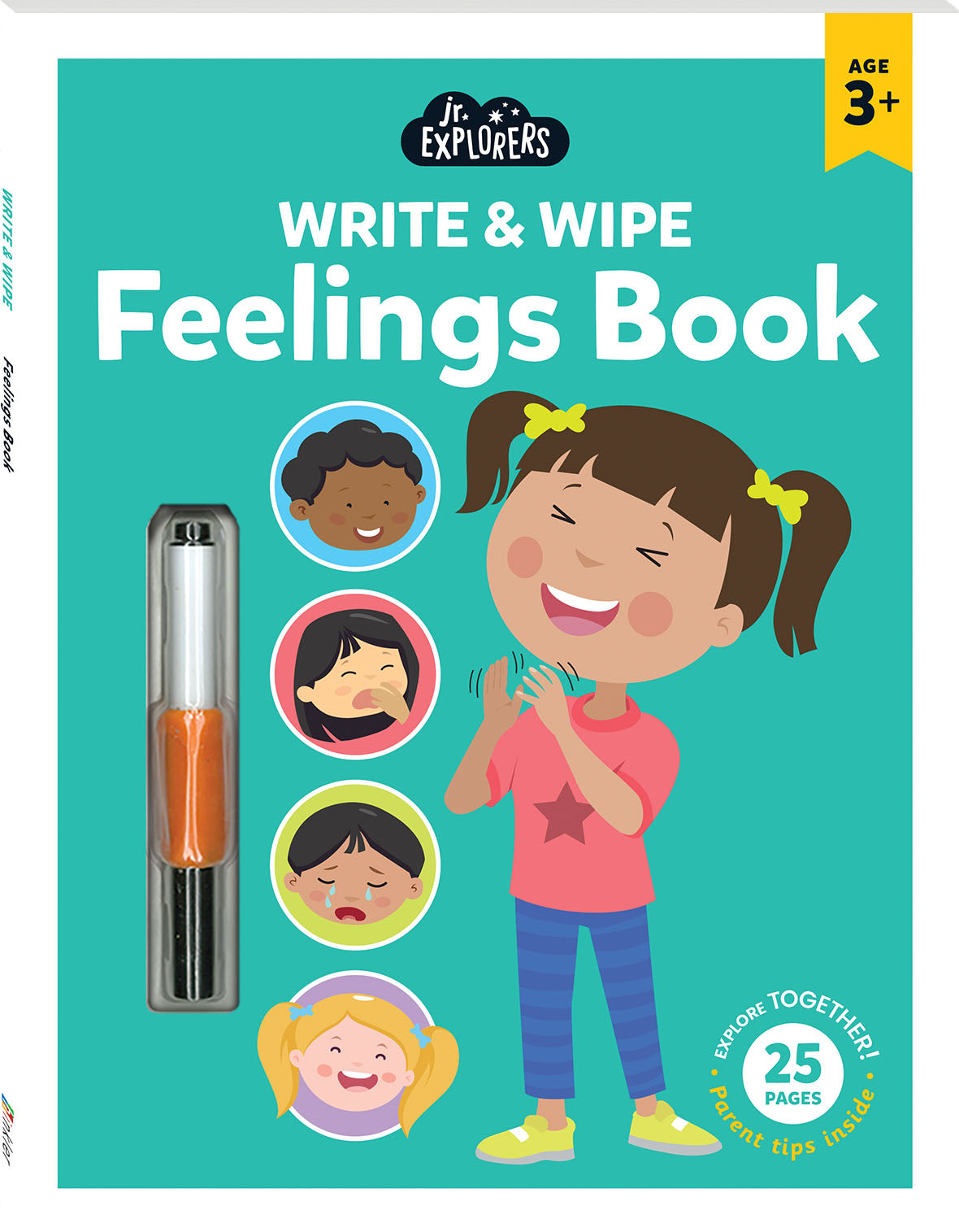 Junior Explorers - Write And Wipe - Feelings Book