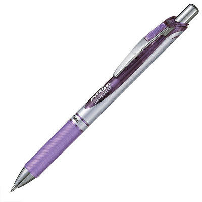 Pentel Energel 0.7Mm Retractable Liquid Gel Roller Pen - Lilac Ink