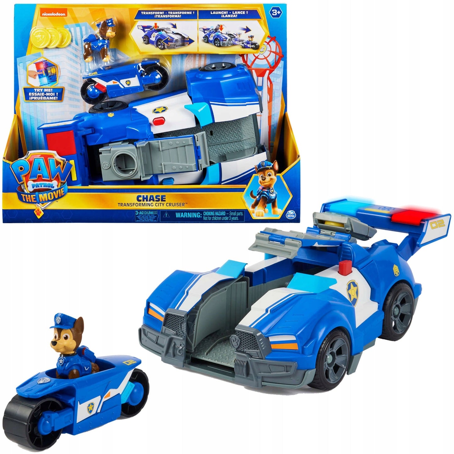 Paw Patrol - Chase Transforming City Cruiser