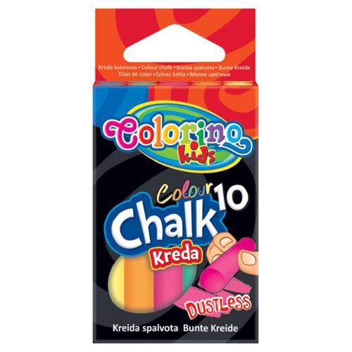 Chalk Coloured Dustless X 10