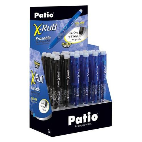 Erasable X-Rub Gel Ink Pen - Blue/Black