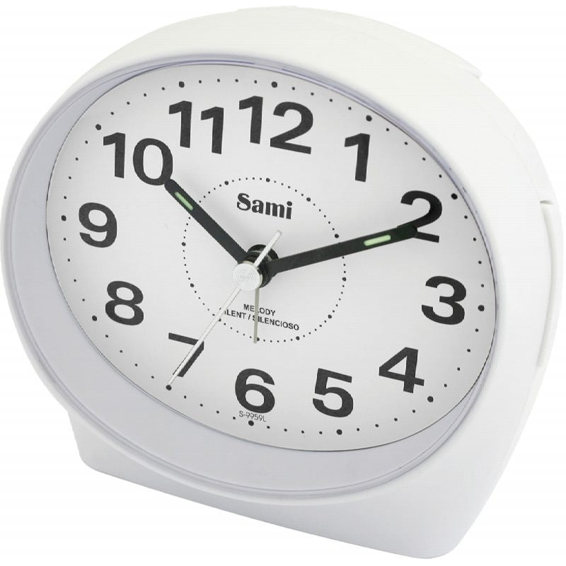 Alarm Clock Colour Silver Eduline Malta