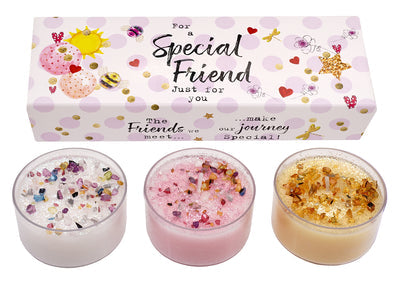 Special Friend Three Little Candles Just For You