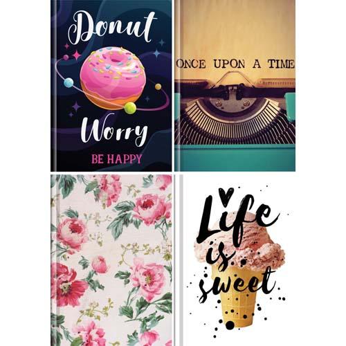 Notebooks Hard Bound A5-Pkt X 5
