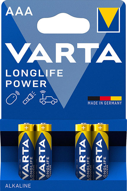 Varta Alkaline Long Life Power Battery Aaa