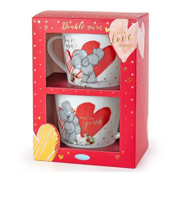 Me To You Bear Couples Double Mug Set