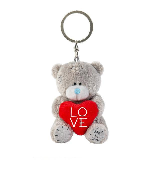 Padded Love Heart Me To You Bear Plush Key Ring