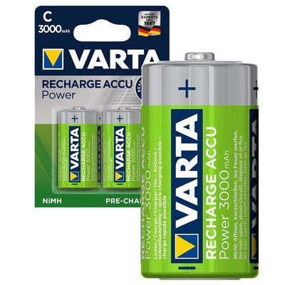 Varta C Rechargeable Pkt X2