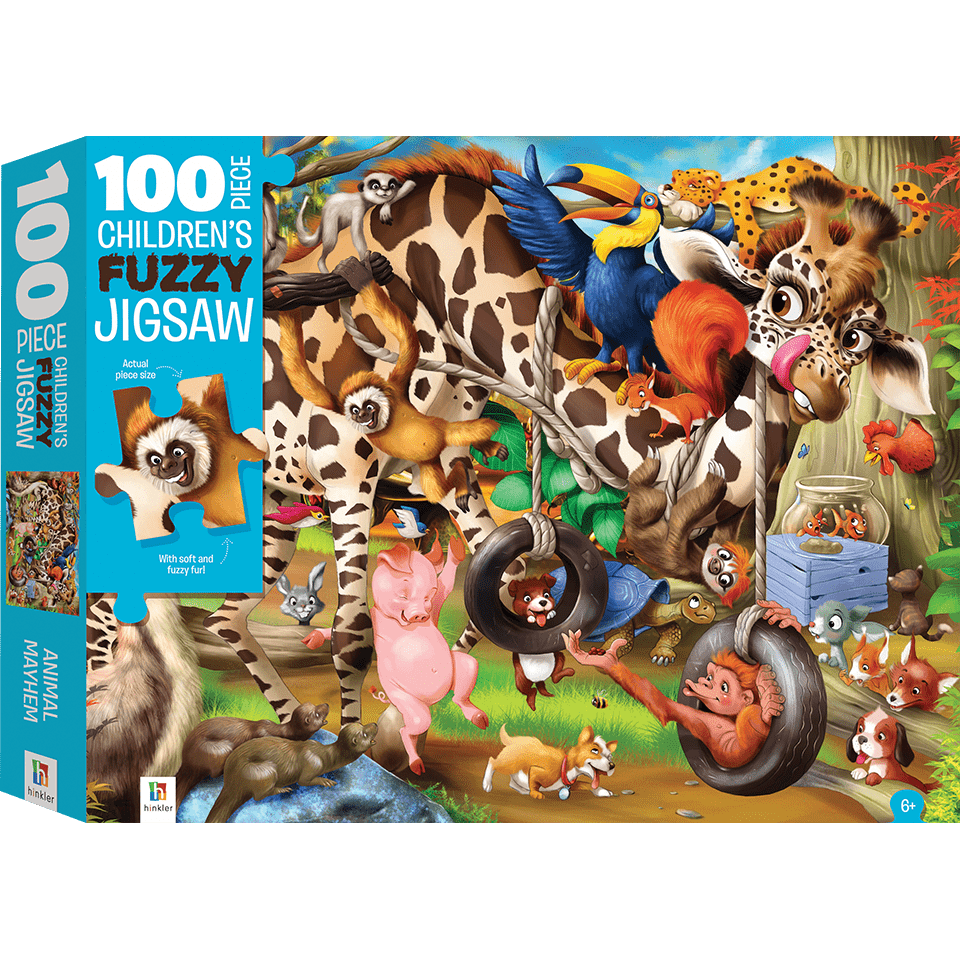 Junior Jigsaws X100Pcs Animal Mayhem