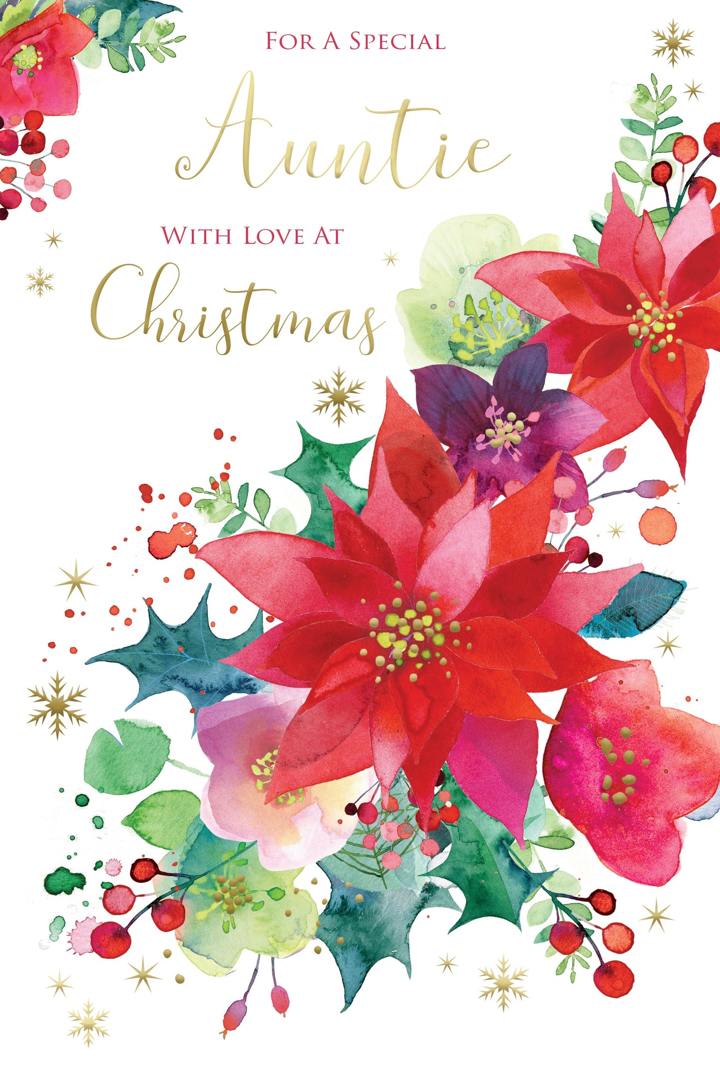 For A Special Auntie With Love At Christmas