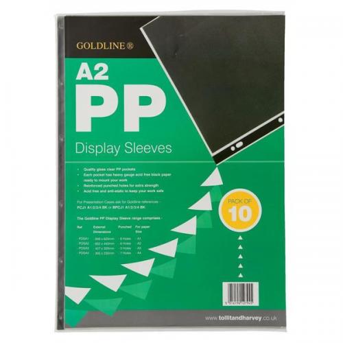 A2 Punched Pocket Clear