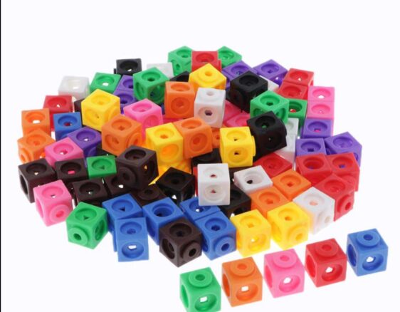 Interlocking Cubes 100 Pcs