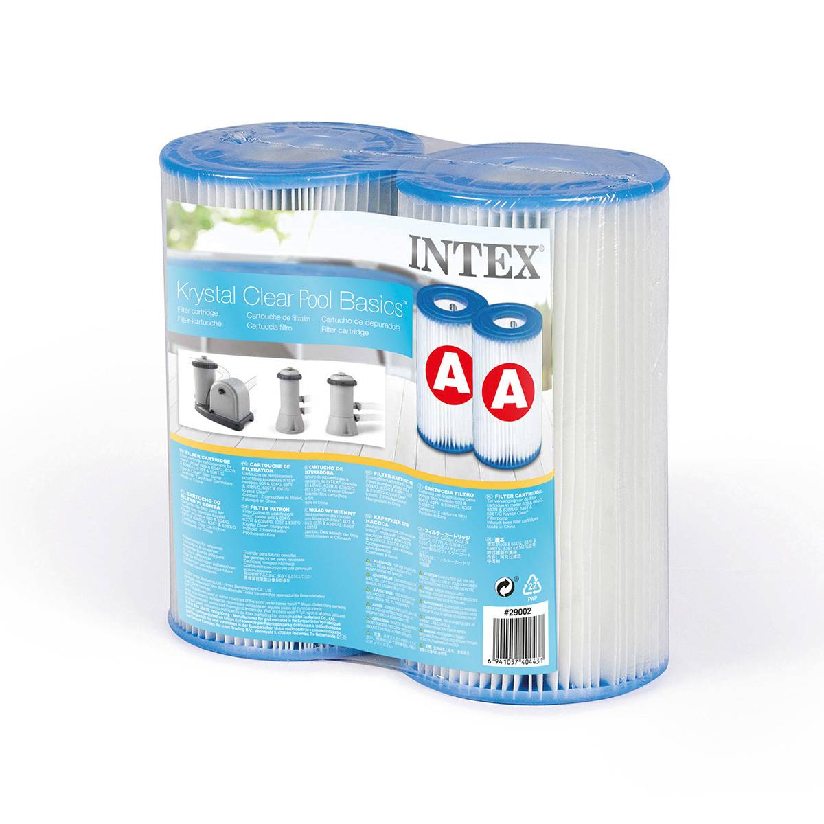 Filter Cartridge Twin Pack - For Pool Pump