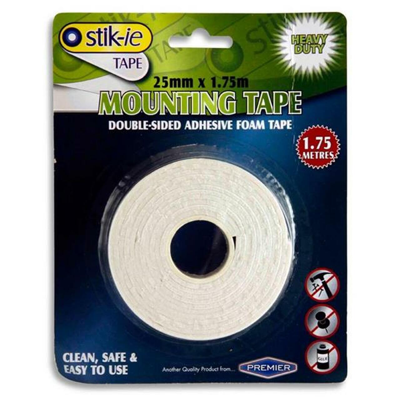 MILEQEE 1 Roll Double Sided Tape Heavy Duty 118inx66ft20m Universa