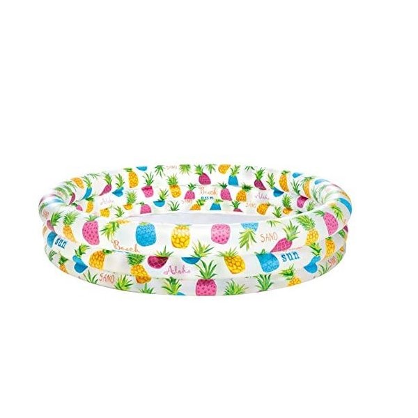 Intex 3-Ring Pool Pineapples 132X28Cm