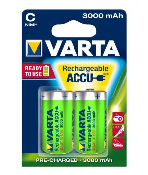 Varta C Rechargeable Pkt X2