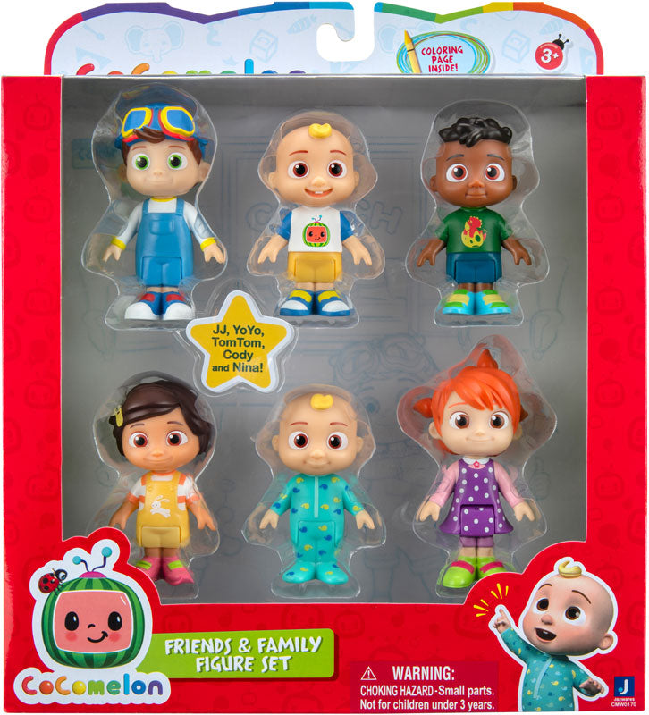 Cocomelon Family Friends X6 Figures