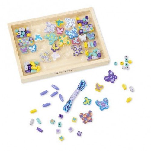 Wooden Bead Set Butterflies