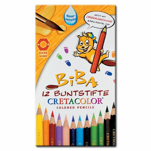 Cretacolor - Aqua Pencil Colours - 12 Colors - Tin Box