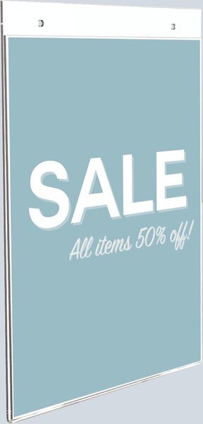 Wall Mount Flat Sign Holder