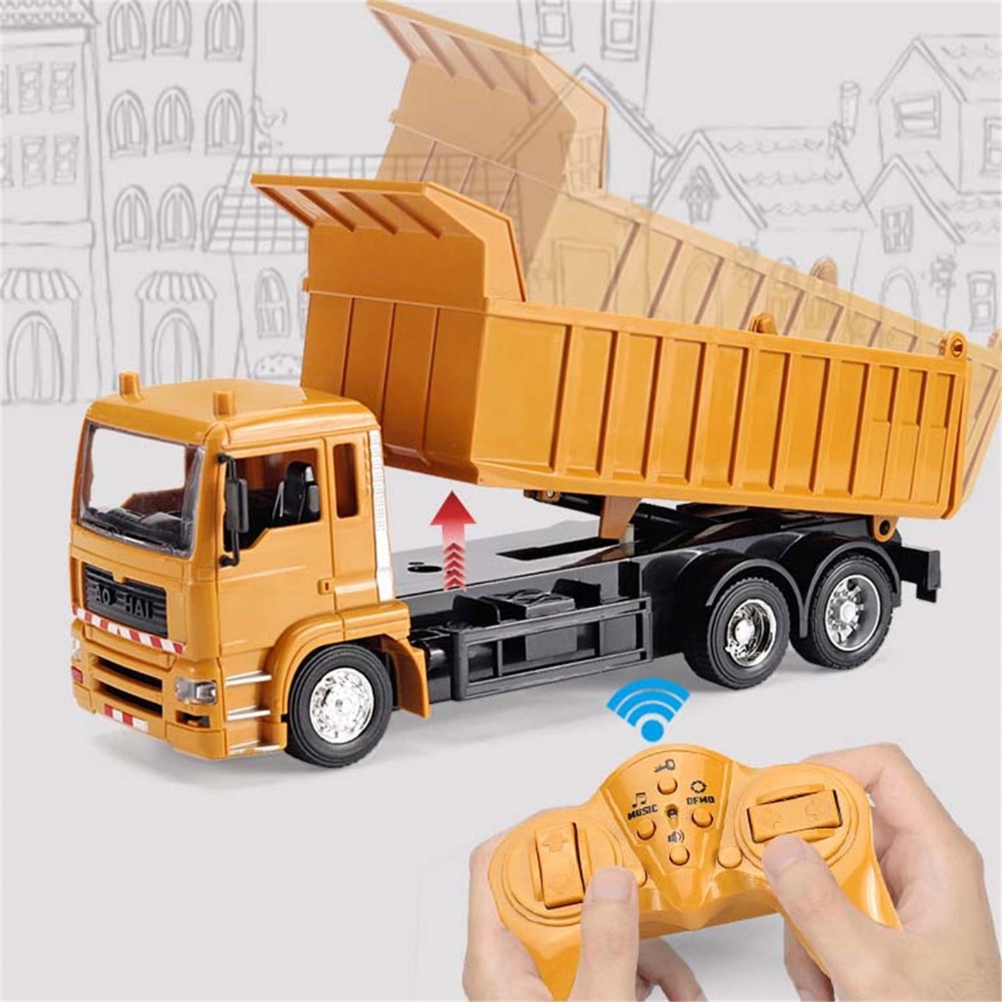 Construction Full Function Radio Control Dump Truck
