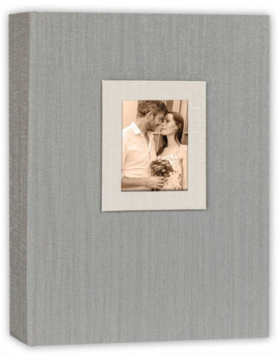 Photo Album Grey Slip In For 300 Photos 4X6 Inch - 10X15Cm