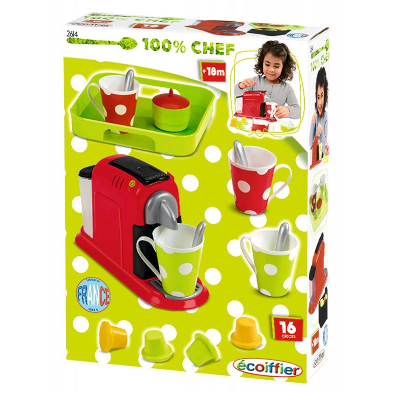 100% Chef Coffee Machine & Mugs