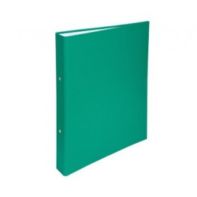 Hard 2 Ring File Green