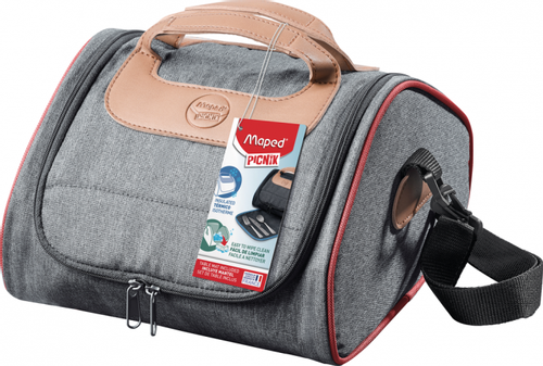 Lunch Bag Pink/Grey (Cooler Bag)