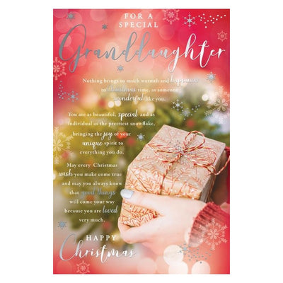 For A Special Granddaughter Happy Christmas