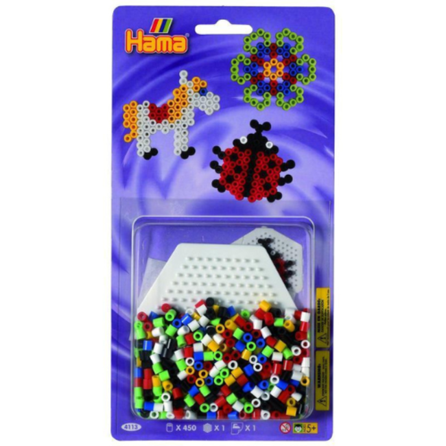 Hama Beads - Kit Blue Car Pinboard Small Blister Pack X450