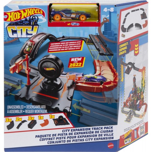 Hot Wheels City Expansion Track X10 Pcs Set