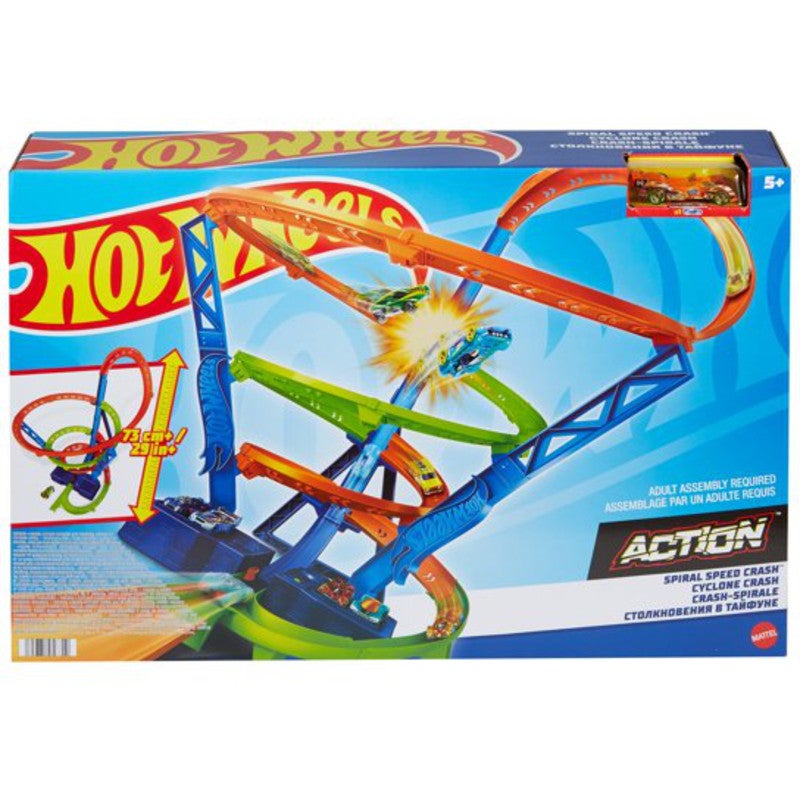 Hot Wheels Action Spiral Speed Crash