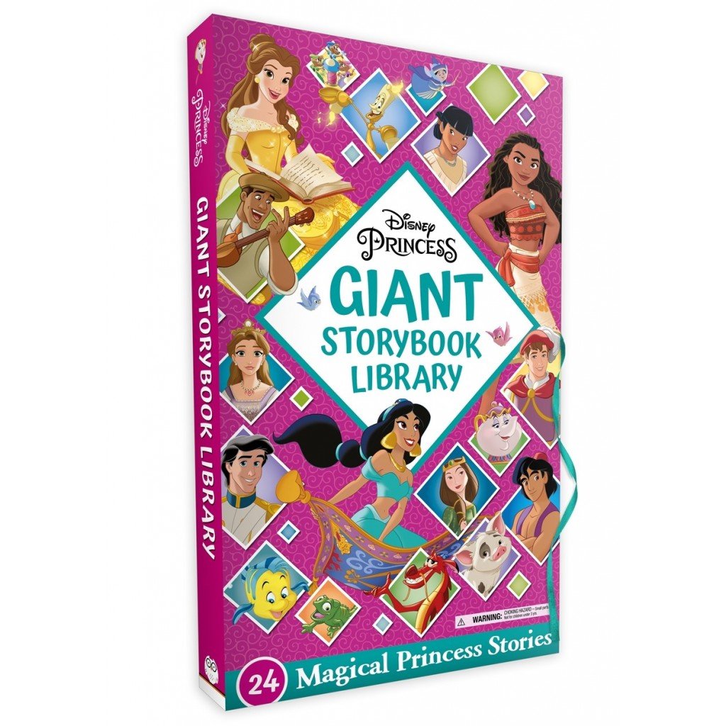 Disney Princess Giant Story Book Library 24 Books Gift Set