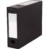 Black Elastic Box File 80Mm