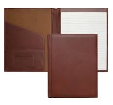 Leather Brown A4 File Folder