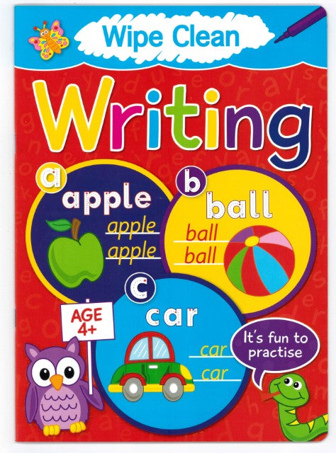 Bw Wipe Clean: Writing Red