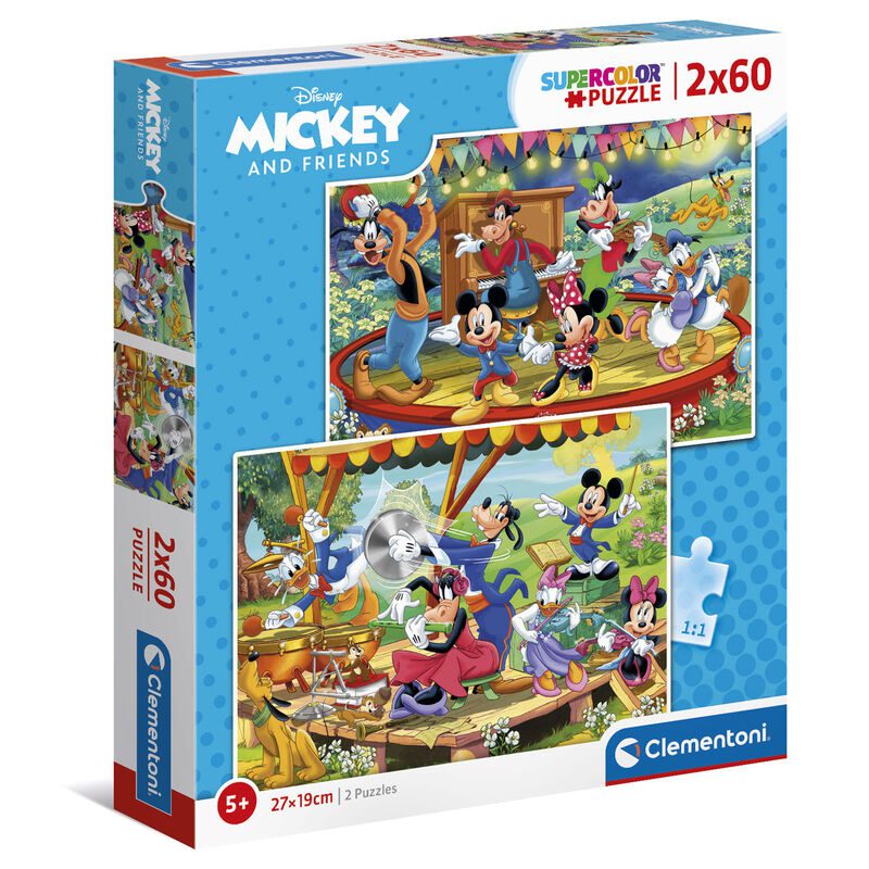 Disney Mickey And Friends 2 Puzzles X60Pcs