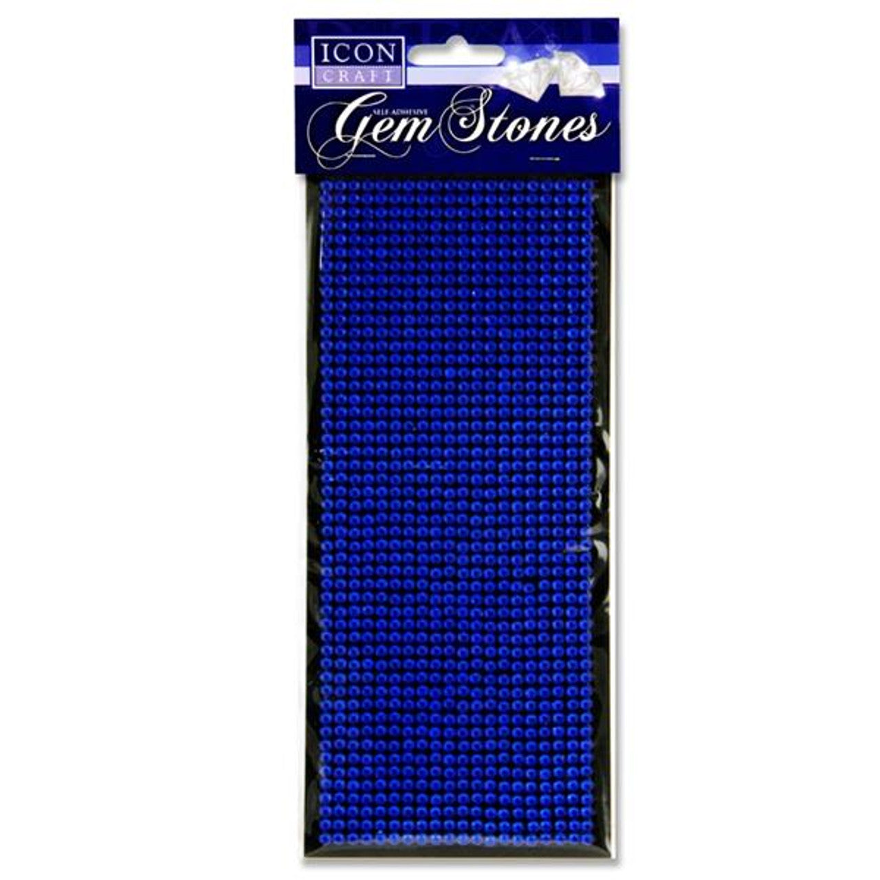 Self Adhesive Blue Gem Stones X 1000Pcs