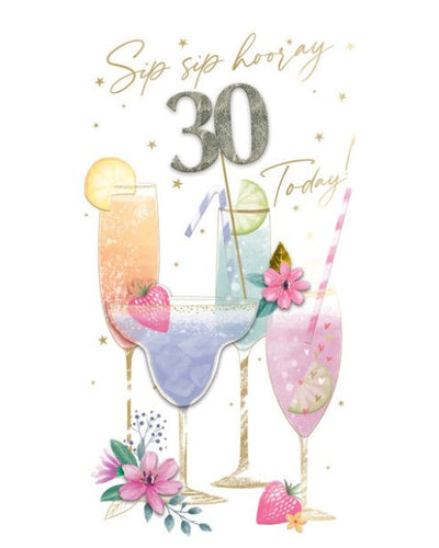 Happy Birthday - Sip Sip Hooray 30 Today