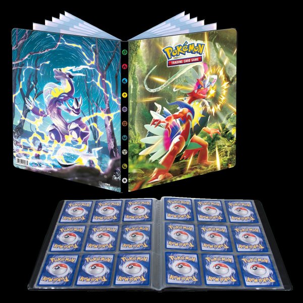 Pokemon Scarlet & Violet 9-Pocket Portfolio A4 Holds 252 Cards