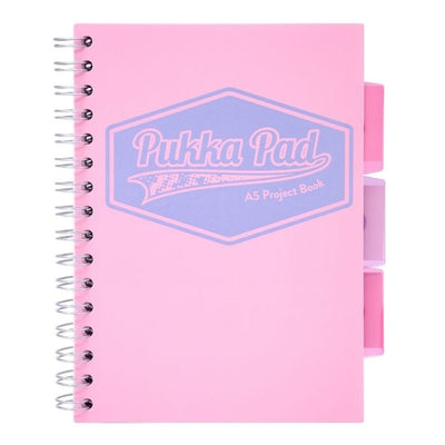 Pukka Pad Project Book A5 Pastel Pink