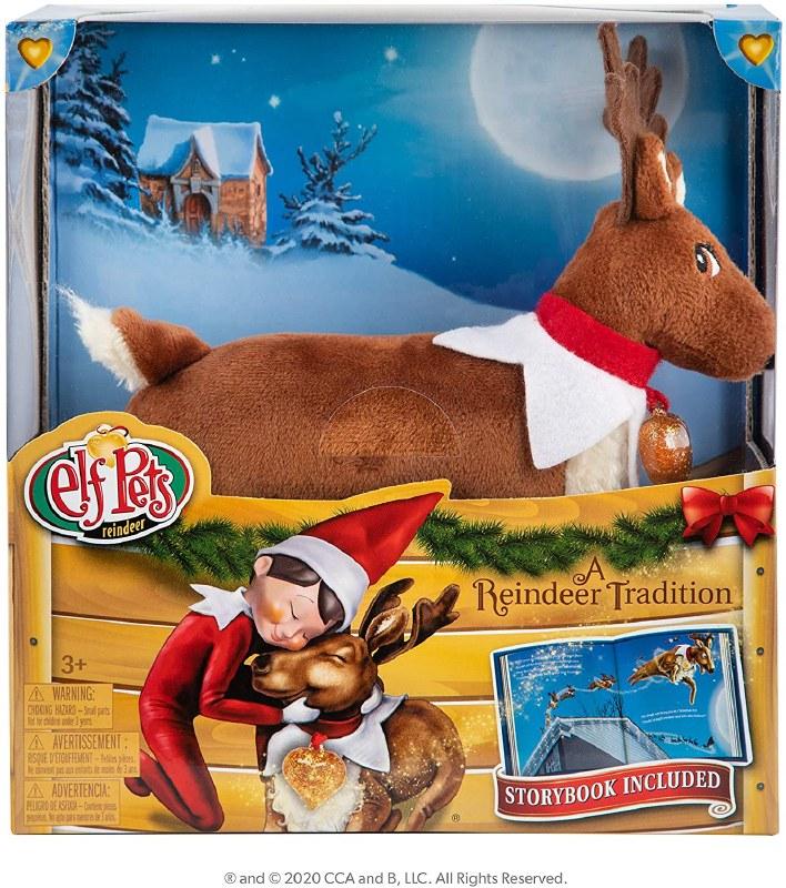 Elf Pets A Reindeer Tradition