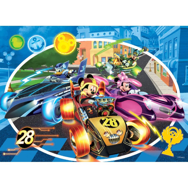 Double-Sided Puzzle Mickey 24Pcs