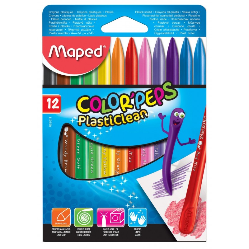 Maped Office PINCE DOUBLE CLIP 15MM X12 BOITE DISTRIBUTRICE, 361211 ,  Couleurs Assorties