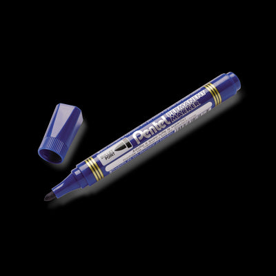 Permanent Marker Blue Bullet