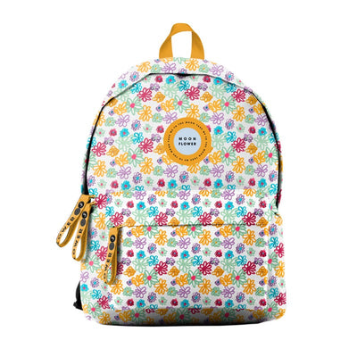 Moonflower Backpack 1 Large Compartment Fit A4