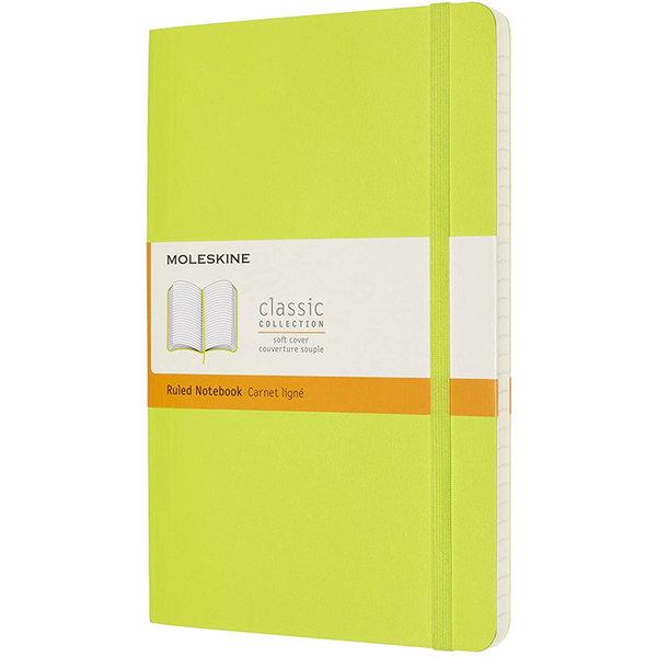 Notebook Ruled Soft Lemon Green A5